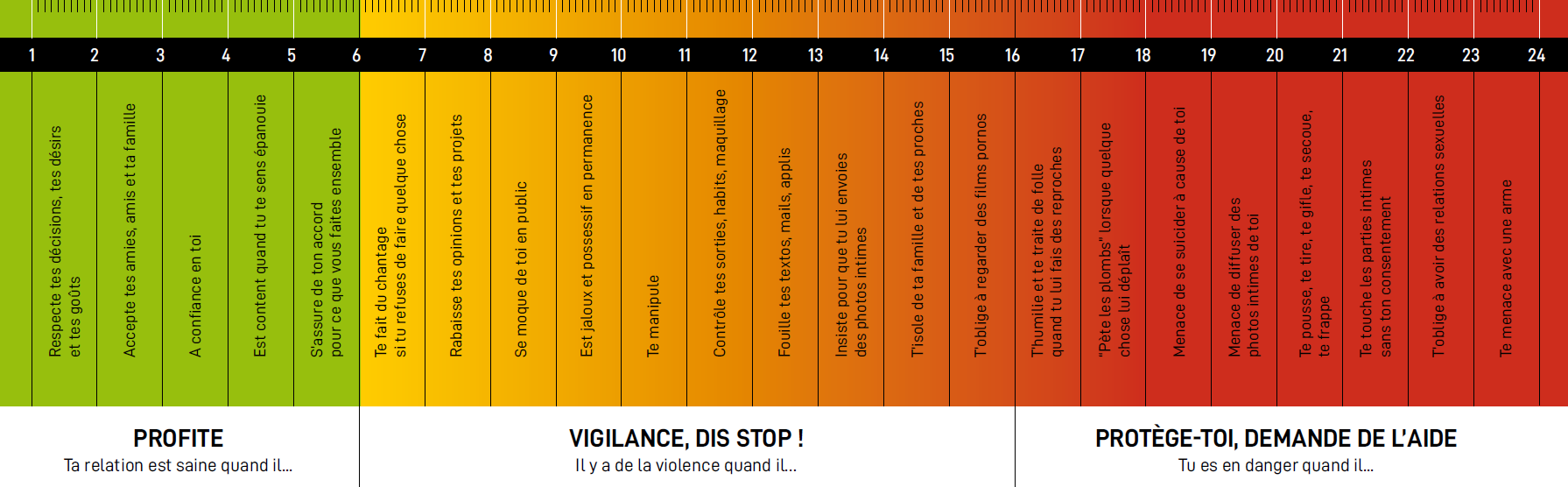 echelle des violences